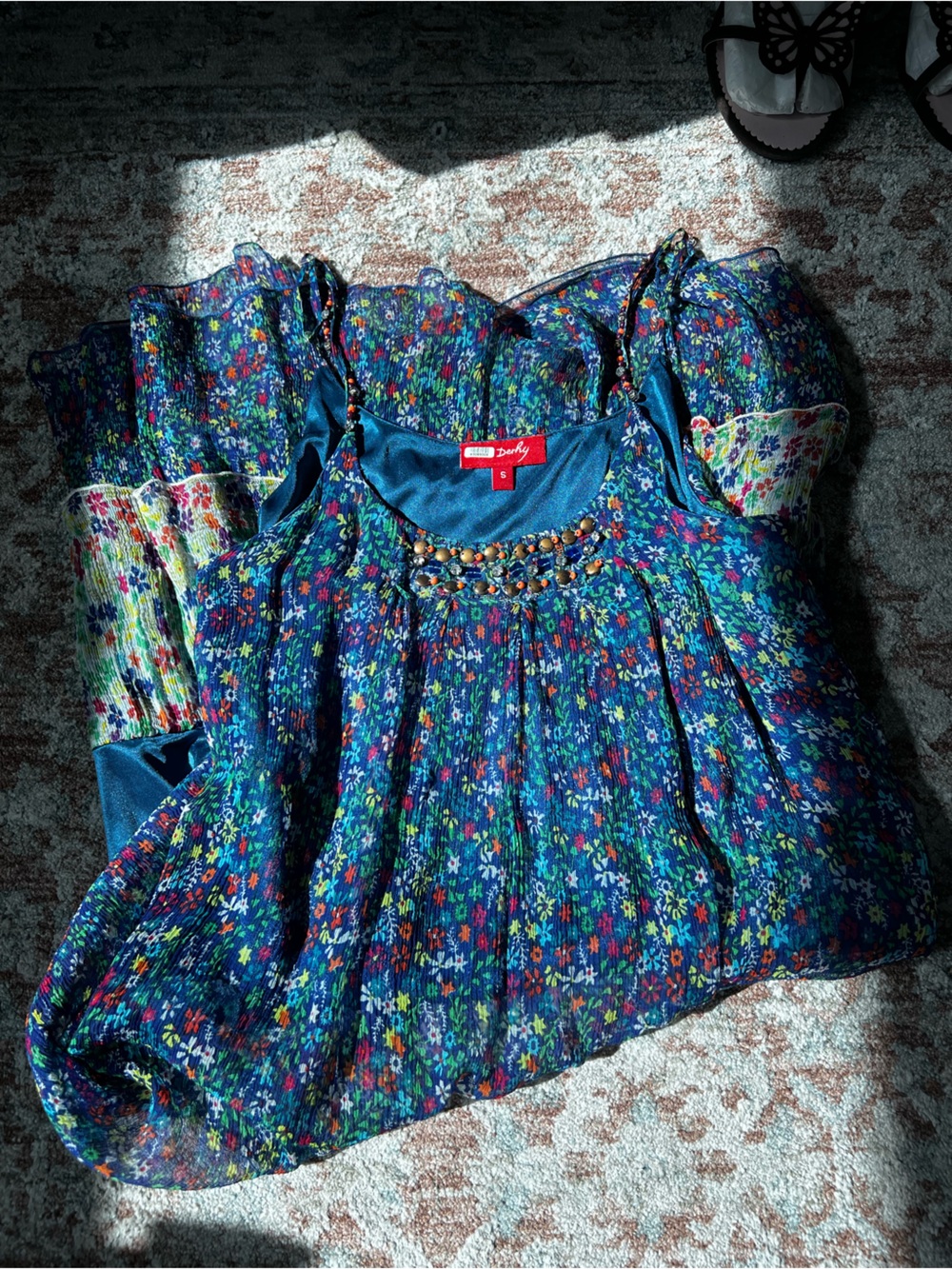 Rene Derhy Mini Swing Fairy Dress size S